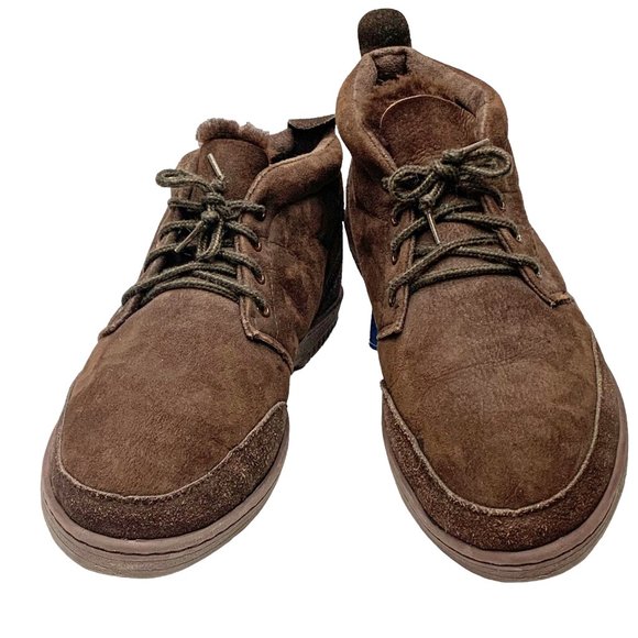 Original UGG Chocalate Shearling Wool Lined Lace Up Boots‎ - Picture 11 of 11